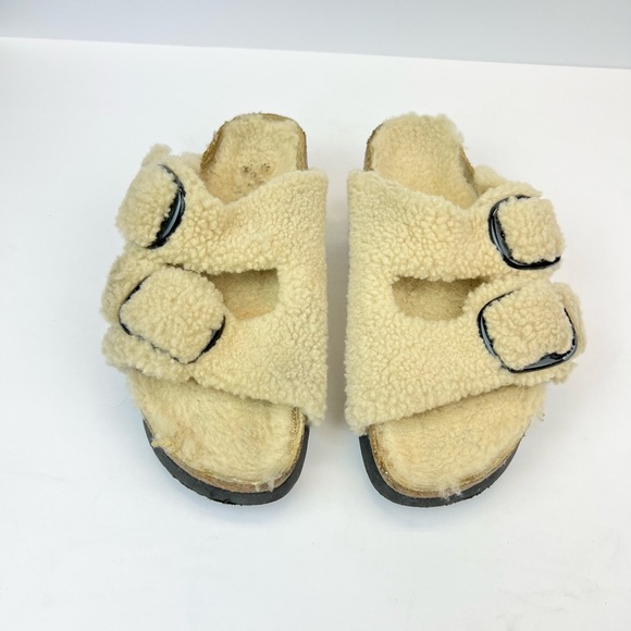 Birkenstock Papillio Shearling Platform Arizona, Pink - Picture 7 of 9